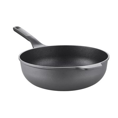 BergHOFF BFF wok 30cm Stone + Pan Zwart