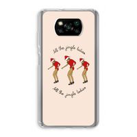 Jingle Ladies: Xiaomi Poco X3 Pro Transparant Hoesje
