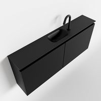 Toiletmeubel Mondiaz Ture | 120 cm | Meubelkleur Urban | Eden wastafel Urban Midden | 1 kraangat