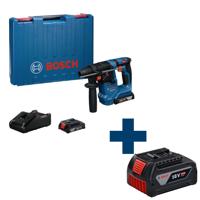 Bosch Professional GBH 18V-18 Accu boorhamer SDS+ 1,5J 18V 2.0Ah in koffer - 0611927001