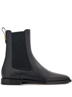 Ferragamo bottines Chelsea en cuir - Noir