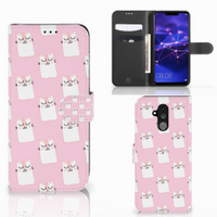 Huawei Mate 20 Lite Telefoonhoesje met Pasjes Sleeping Cats - thumbnail