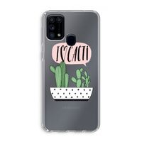 I love cacti: Samsung Galaxy M31 Transparant Hoesje