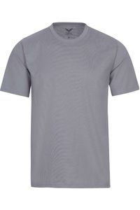 TRIGEMA Comfort Fit T-Shirt ronde hals grijs, Effen