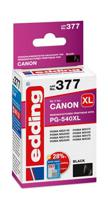 Edding Inktcartridge vervangt Canon PG-540 XL Compatibel Zwart EDD-377 18-377