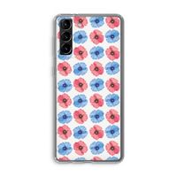 Klaproosjes: Samsung Galaxy S21 Plus Transparant Hoesje