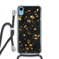Terrazzo N°7: iPhone XR Transparant Hoesje met koord