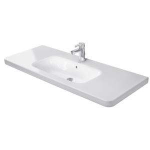 Duravit Durastyle wastafel 120x48cm 1 kraangat met overloop wit 2320120000