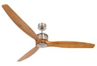 Beacon Houten plafondventilator met RVSAirfusion Akmani Ø 152cm - 210506