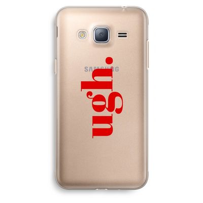 Ugh: Samsung Galaxy J3 (2016) Transparant Hoesje