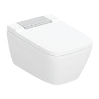 Geberit Douche WC AquaClean Glans Wit Designafdekking Chroom