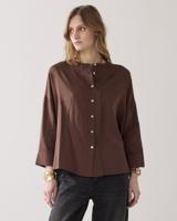 Summum Blouse Viscose Cotton 2s3403-12370 Blouse 713 Coffee