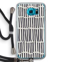 Moroccan stripes: Samsung Galaxy S6 Transparant Hoesje met koord Moroccan stripes: Samsung Galaxy S6 Transparant Hoesje met koord