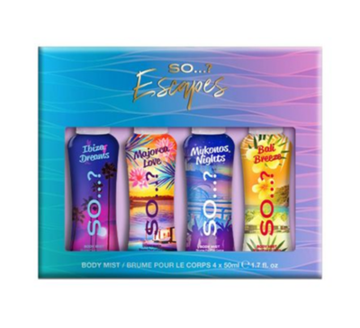 So...Summer Escapes Body Mist Mini Giftset