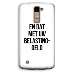 Belastinggeld: LG K10 (2016) Transparant Hoesje