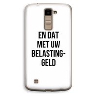 Belastinggeld: LG K10 (2016) Transparant Hoesje Belastinggeld: LG K10 (2016) Transparant Hoesje