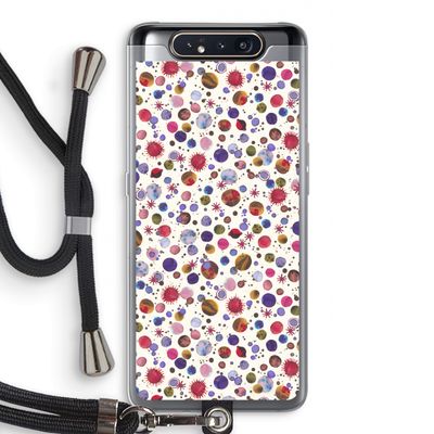 Planets Space: Samsung Galaxy A80 Transparant Hoesje met koord