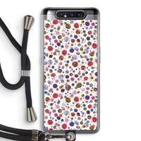Planets Space: Samsung Galaxy A80 Transparant Hoesje met koord