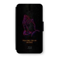 Praying For My Haters: iPhone XS Flip Hoesje - thumbnail