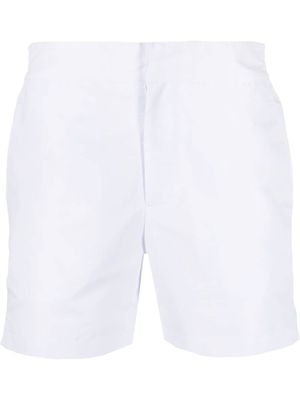 Frescobol Carioca short de bain à coupe droite - Blanc