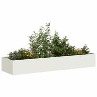 Plantenbak 280x80x40 cm staal wit Plantenbak 280x80x40 cm staal wit