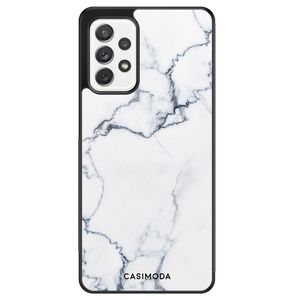 Samsung Galaxy A72 hoesje - Marmer grijs