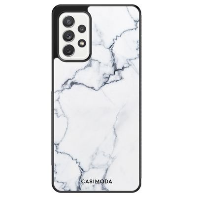 Samsung Galaxy A72 hoesje - Marmer grijs