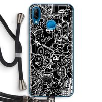 Vexx Black City : Huawei P20 Lite Transparant Hoesje met koord