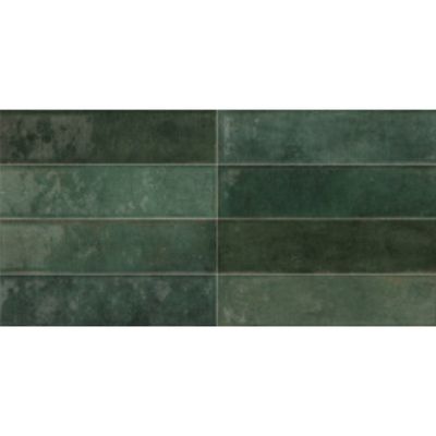 Wandtegel Mykonos Mallorca 7.5x30 cm Green (doosinhoud 0.5m2)