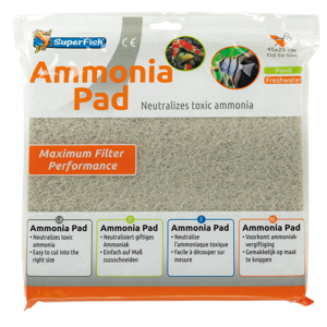 Superfish Ammonia Pad 45x25 cm - Absorbeert Ammonium voor Gezonde Vijver en Vissen