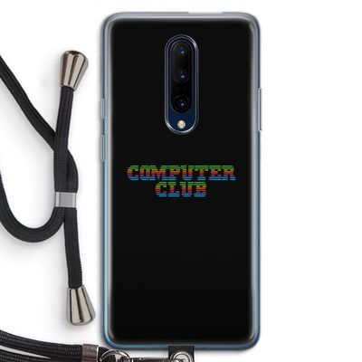 Retro: OnePlus 7 Pro Transparant Hoesje met koord