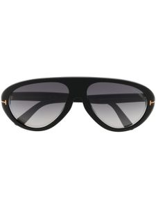 TOM FORD Eyewear lunettes de soleil à monture pilote - Noir