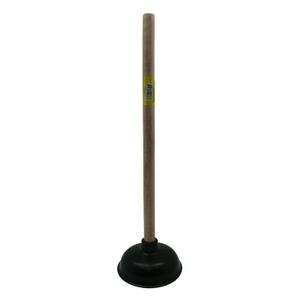 Toilet/gootsteen ontstopper - plopper - zwart - 40 cm