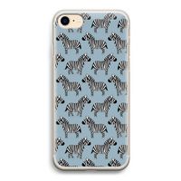 Zebra: iPhone 7 Transparant Hoesje