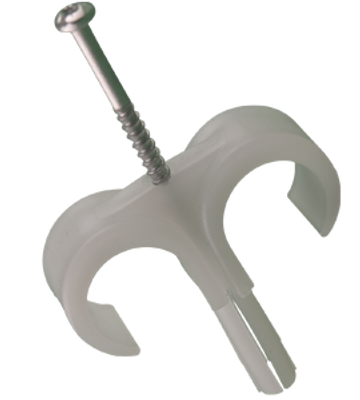 Mepac plugclip schroef duo 16/19mm transparant