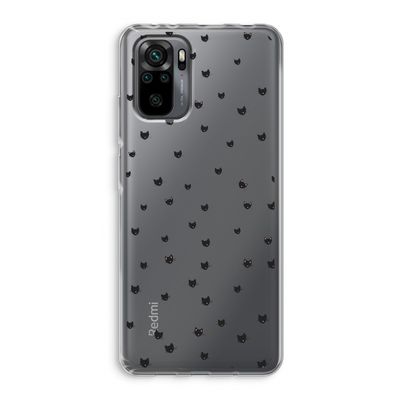 Kleine kattenkopjes: Xiaomi Redmi Note 10 Pro Transparant Hoesje