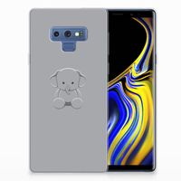 Samsung Galaxy Note 9 Telefoonhoesje met Naam Grijs Baby Olifant