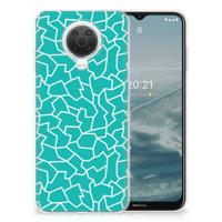 Nokia G20 | G10 | Hoesje maken | Cracks Blue