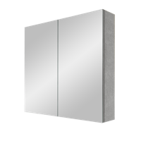 Linie Montro spiegelkast 80 x 75 cm beton donkergrijs - thumbnail