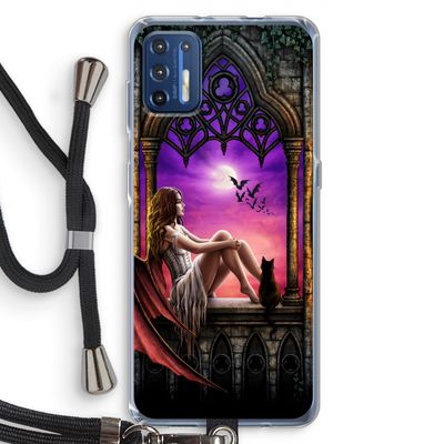Kinderen van de nacht: Motorola Moto G9 Plus Transparant Hoesje met koord