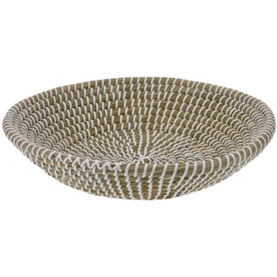 Fruitschaal Rattan - gevlochten riet - D30 x H6 cm - naturel - rond