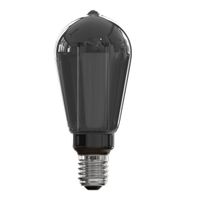 LED Glasfiber Rustic lamp 220-240V 3,5W 40lm 2000K ST64 Titanium E27 dimbaar - Calex