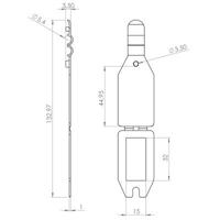 Scanvaantje pocket transparant 25x38mm