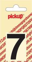 Plakcijfer Helvetica 40 mm Sticker zwarte cijfer 7 Pickup - Pickup