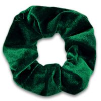 scrunchie Velvet Fir green