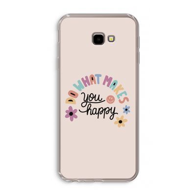 Happy days: Samsung Galaxy J4 Plus Transparant Hoesje
