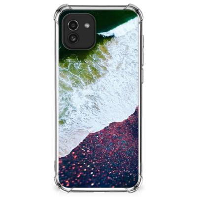 Samsung Galaxy A03 Shockproof Case Sea in Space Samsung Galaxy A03 Shockproof Case Sea in Space