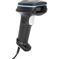 Manhattan neu 2D-barcodescanner Kabel 1D, 2D LED Zwart Handmatig USB-A