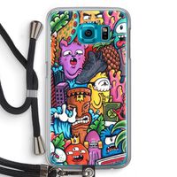 Vexx Mixtape: Samsung Galaxy S6 Transparant Hoesje met koord