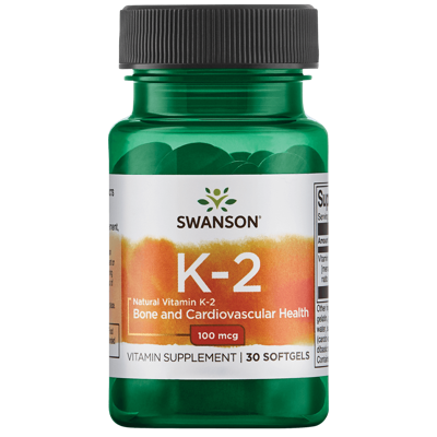 Ultra High Potency Natural Vitamin K2 | Swanson | 30ct
